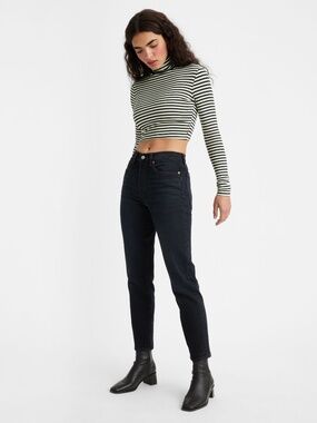 Wedgie Straight Ankle Women's Jean -- Dark Blue 31